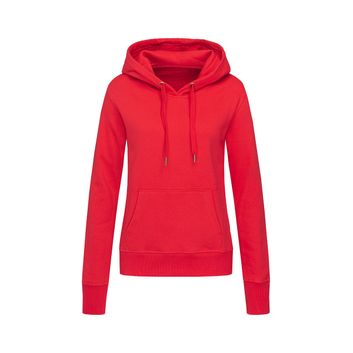 Stedman Active Sports Sweat Hoody Ladies - Crimson Red