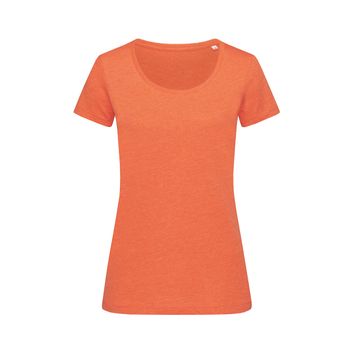 Stedman Stars Lisa Melange Crew Neck T-Shirt - Pumpkin Heather