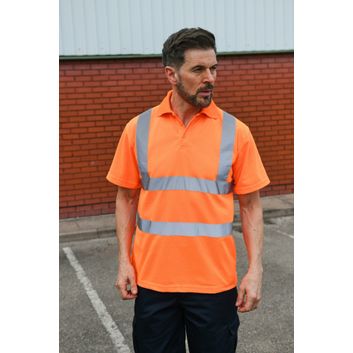 Korntex High Vis Poloshirt - Orange