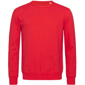 Stedman Active Sports Mens Sweatshirt - Crimson Red