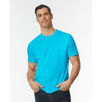Gildan Softstyle Enzyme Washed T-Shirt - Caribbean Blue