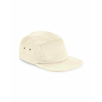 Beechfield  Canvas 5 Panel Camper Cap Natural