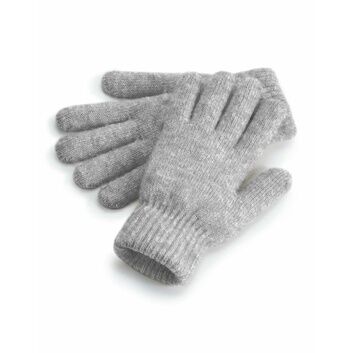 Beechfield  Cosy Ribbed Cuff Gloves Grey Marl