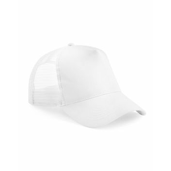 Beechfield  Junior Snapback Trucker White/White