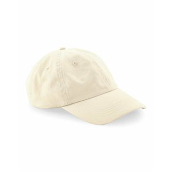 Beechfield  Organic Cotton 6 Panel Dad Cap Natural