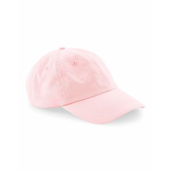 Beechfield  Organic Cotton 6 Panel Dad Cap Powder Pink
