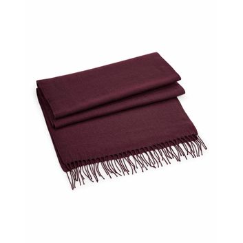 Beechfield  Classic Woven Scarf Burgundy