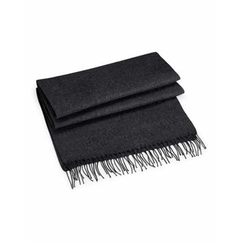 Beechfield  Classic Woven Scarf Charcoal