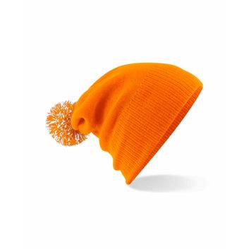 Beechfield  Snowstar® Beanie Orange/White