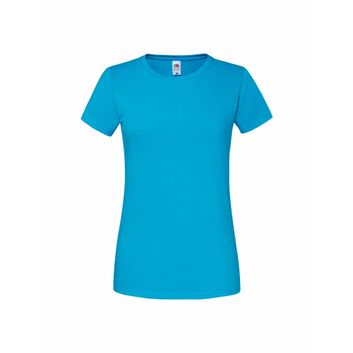 Fruit Of The Loom Ladies' Iconic 195 Ring Spun Premium T Azure Blue
