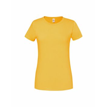 Fruit Of The Loom Ladies' Iconic 195 Ring Spun Premium T Sunflower