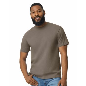 Gildan Softstyle Midweight Adult T-Shirt Brown Savana