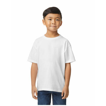Gildan Softstyle Midweight Youth T-Shirt White