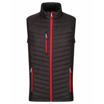 Regatta Men's Navigate Hybrid Bodywarmer Black/Classic Red