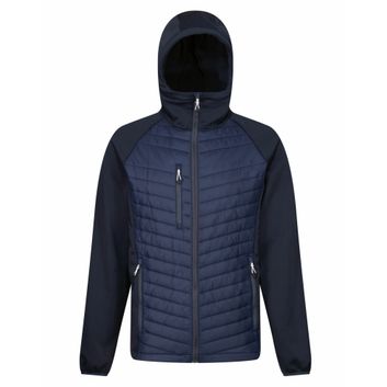 Regatta Men's Navigate Thermal Hybrid Jacket Navy/Seal Grey