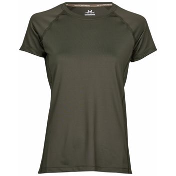 Tee Jays Ladies' CoolDry Tee Deep Green