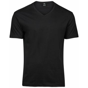 Tee Jays Men's Fashion V-Neck Sof-Tee Black