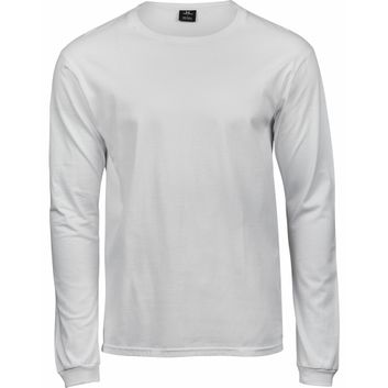 Tee Jays Men's Long Sleeve Fashion Sof-Tee White