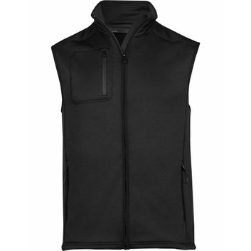 Tee Jays Men's Stretch Fleece Bodywarmer Black
