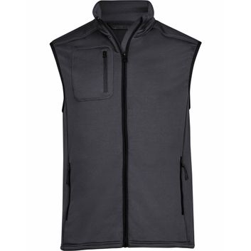 Tee Jays Men's Stretch Fleece Bodywarmer Dark Grey