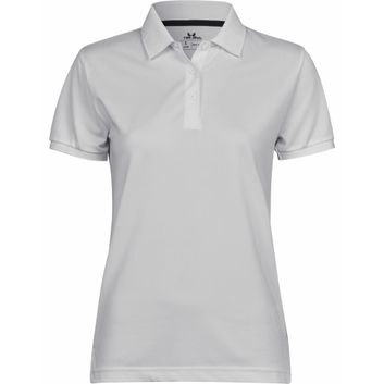 Tee Jays Women's Club Polo White