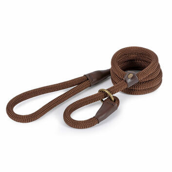 Ancol Heritage Collection Deluxe Nylon Rope Slip Lead