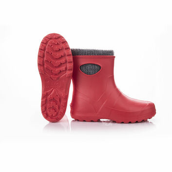 Leon Ultralight Ankle Wellington Boots Red