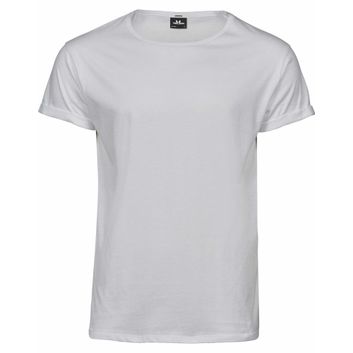 Tee Jays Men's Roll-Up Tee White