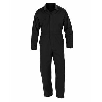 Result Genuine Recycled Action Overall with zip front Black - CLEARANCE SPECIAL!