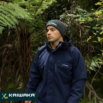 Kaiwaka Weathershield Bushshirt Jacket Navy Blue
