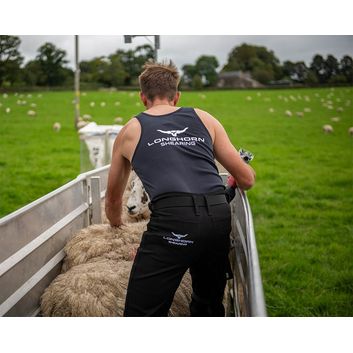 Longhorn Stretch Shearing Jeans - Black alternative