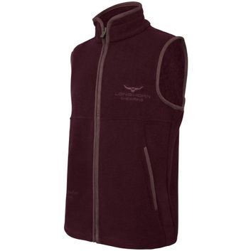 Longhorn Shearing Gilet Rutland Burgundy alternative