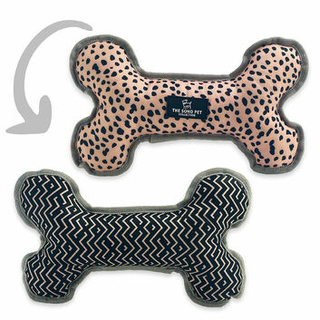 Ancol Soho Pet Bone Toy Dalmatian/Zig Zag