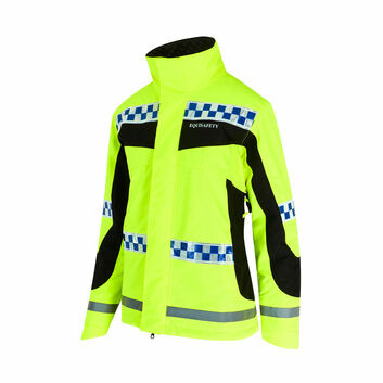 Equisafety Polite Hi Vis Winter Inverno Riding Jacket Yellow