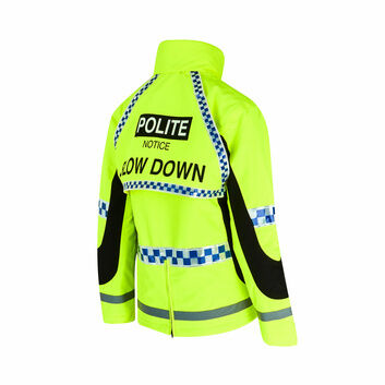 Equisafety Polite Hi Vis Winter Inverno Riding Jacket Yellow