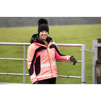 Equisafety Winter Inverno Riding Jacket Pink