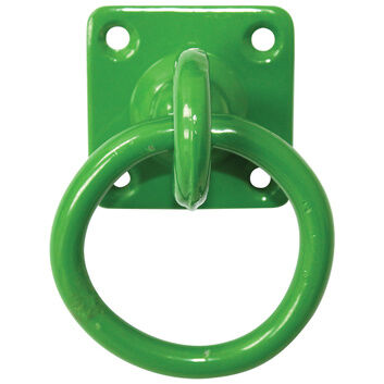 Perry Equestrian 50mm x 50mm No.550/PP Perry Equestrian Swivel Tie Ring on Plate - Pack of 2