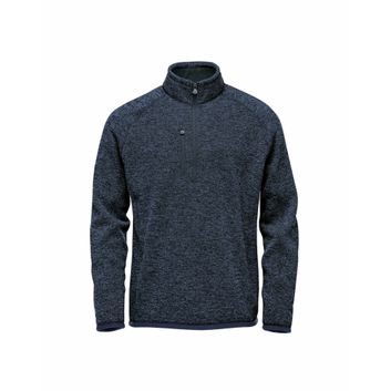 Stormtech Men's Pure Earth 1/4 Zip Pullover Navy heather