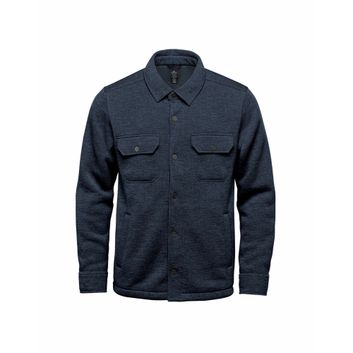 Stormtech Men's Pure Earth Avalanche Fleece Shirt Navy Heather