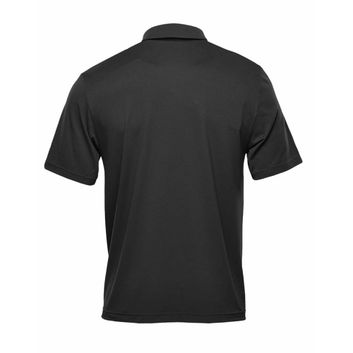 Stormtech Men's Pure Earth Camino Performance Short Sleeve Polo Black