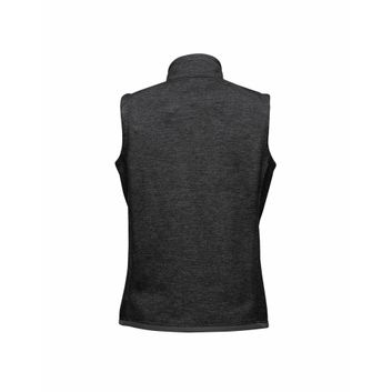 Stormtech Women's Pure Earth Avalanche Full Zip Fleece Vest Black Heather