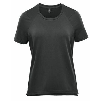 Stormtech Women's Pure Earth Tundra Performance Short Sleeve Tee Graphite
