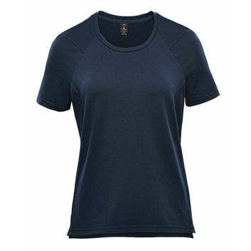 Stormtech Women's Pure Earth Tundra Performance Short Sleeve Tee Navy
