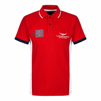 Longhorn Kids Hereford Polo Shirt Red