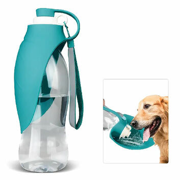 Henry Wag Water Bottle With Leaf Bowl