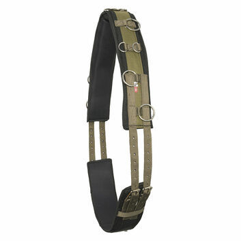 Imperial Riding Lunging Girth Deluxe Extra Olive Green