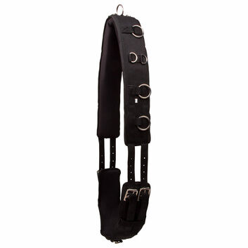 Imperial Riding Lunging Girth Nylon IRH Deluxe Black