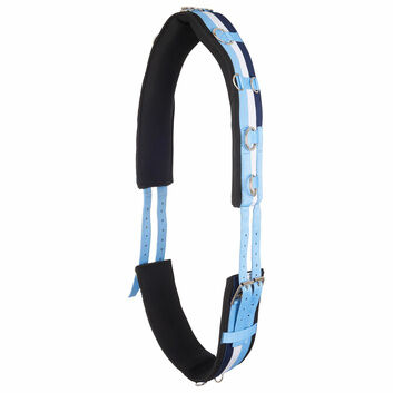 Imperial Riding Lunging Girth Nylon IRH Deluxe Blue Breeze