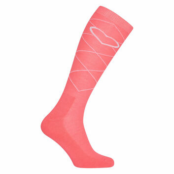 Imperial Riding Socks IRH Imperial Heart Knockout Pink