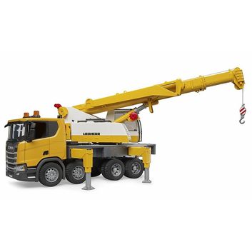 Bruder Scania Super 560R Liebherr Crane Truck 1:16 alternative